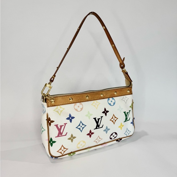 ✨SOLD✨ Vintage Louis Vuitton Murakami Multicolor Pochette - Picture 5 of 16